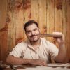 Medieval Wooden Plate Hand Crafted  Useful Hardwood Cutlery