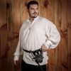 Tri Buckle Angled Sword Frog Genuine Leathercraft