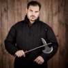 Late Medieval Full Tang Battle Axe with Leather Wrapped Handle