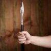 Medieval Leaf Bladed Javelin Steel Spear Head