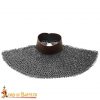 Round Ring Chainmail Aventail, Riveted and Alternating, ID 9mm, Natural