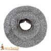 Round Ring Chainmail Aventail, Riveted and Alternating, ID 9mm, Natural