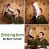 Medieval Viking Drinking Horn Handcrafted Genuine Ox Horn Large
