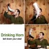 Medieval Viking Large Drinking Horn Handcrafted Genuine Ox Horn