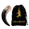 Viking Drinking Horn with Natural Texture Handcrafted Genuine Ox Horn