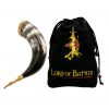 Medieval Viking Drinking Horn with Brass Fittings Handcrafted Genuine Ox Horn