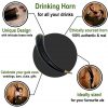 Medieval Viking Drinking Horn with Brass Fittings Handcrafted Genuine Ox Horn