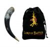 Medieval Viking Drinking Ox Horn with Pure Brass Fittings Genuine Ox Horn