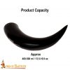 Drinking Ox Horn with Engraved Nordic Design Handcrafted Genuine Ox Horn