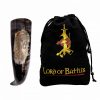 The Sea Horse Drinking Horn Handcrafted from Genuine Ox Horn