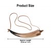 Viking Warrior Gun Powder Horn Handcrafted Genuine Horn Accessory