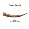 Drinking Horn with Brilliant Designs Handcrafted from Genuine Ox Horn