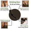 Medieval Viking Drinking Horn Natural Design Handcrafted Genuine Ox Horn