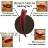 The Brilliant Carmine Drinking Horn Handcrafted from Genuine Ox Horn
