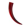 The Brilliant Carmine Drinking Horn Handcrafted from Genuine Ox Horn