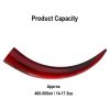 The Brilliant Carmine Drinking Horn Handcrafted from Genuine Ox Horn