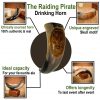 The Raiding Pirate Drinking Horn Handcrafted from Genuine Ox Horn
