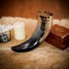 The Raiding Pirate Drinking Horn Handcrafted from Genuine Ox Horn