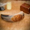 The Raiding Pirate Drinking Horn Handcrafted from Genuine Ox Horn