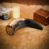 The Raiding Pirate Drinking Horn Handcrafted from Genuine Ox Horn