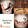 Medieval Horn Stand Hand Forged Iron Stand for Drinking Horns
