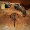 Hand Forged Drinking Horn Stand