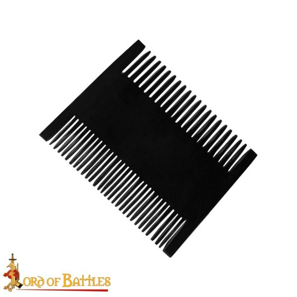 Roman Dual Sided Horn Comb Handcrafted Genuine Ox Horn