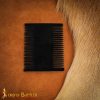 Roman Dual Sided Horn Comb Handcrafted Genuine Ox Horn