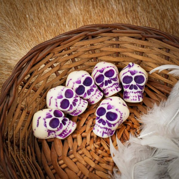 Mini Decorative Skulls Set of Six