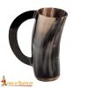 Medieval Viking Horn Tankard Beer Mug Handcrafted Genuine Ox Horn