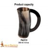 Medieval Viking Horn Tankard Beer Mug Handcrafted Genuine Ox Horn