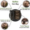 Medieval Viking Horn Shot Glasses Set of 2 Handcrafted Genuine Buffalo Horn