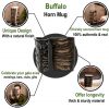 Medieval Viking Horn Shot Glasses Set of 2 Handcrafted Genuine Buffalo Horn