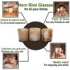 Medieval Viking Horn Shot Glasses Set of 3 Genuine Horn Accessory