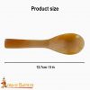 Medieval Authentic Horn Spoons Set of 2 Genuine Ox Horn