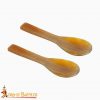Medieval Authentic Horn Spoons Set of 2 Genuine Ox Horn