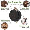 Medieval Viking Gun Powder Horn Functional Genuine Horn Accessory