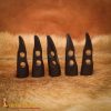 Handcrafted Genuine Horn Toggles Set of 5