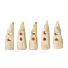 Handcrafted Genuine Bone Toggles Set of 5