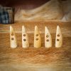 Handcrafted Genuine Bone Toggles Set of 5