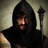 Executioner Suede Leather Hood with Collar