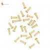 Pure Brass Mushroom Head 13mm Rivets Set of 25 Pieces