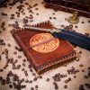 Handmade Journal with Celtic Spiral Design Genuine Leather Book Notes