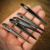 Viking Nalbinding Horn Needles Set of 5 Genuine Horn Accessory