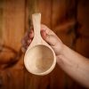 Medieval Guksi Wooden Spoon Handmade from Genuine Wood