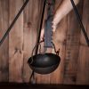 Hand Forged Cauldron Fully Functional Iron Camping Accessory