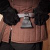Leather Medieval Sword Frog with Belt Hanging Loop