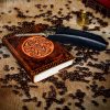 Medieval Journal with Celtic Spiral Design Handcrafted Genuine Leather Diary Notes