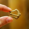 Medieval Small Pure Brass Belt Buckle Functional