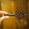 Late Medieval Fire Flame Arrowhead Hand Forged Iron